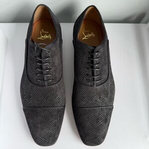 Christian Louboutin Men's Black Oxford Shoes Men’s 41